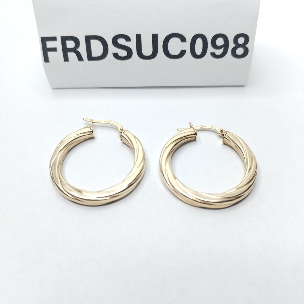 ARETES PAR ORO 14 K 2.6 GRMS (SEMINUEVO)