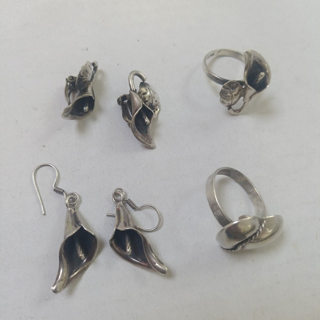 ANILLITO, ARETES PAR PLATA 28.9 GRMS (SEMINUEVO)