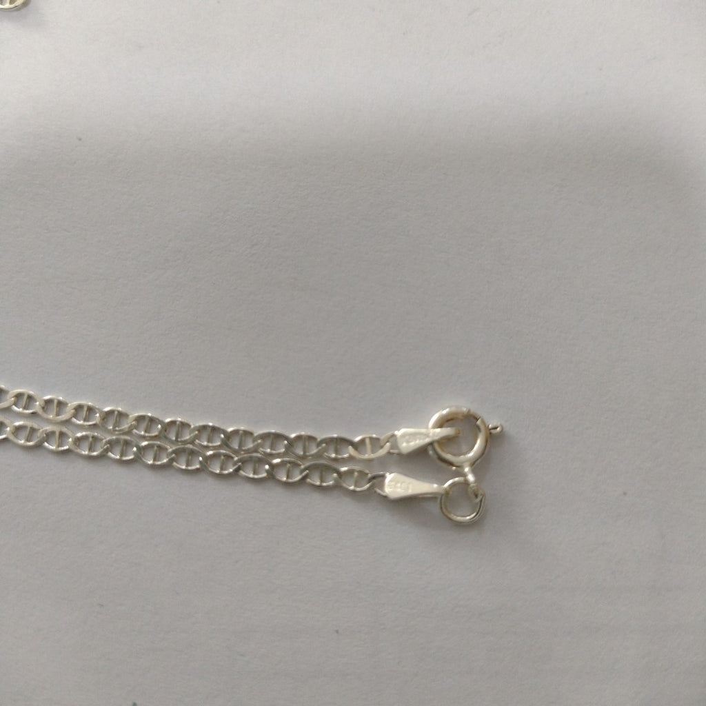 CADENA TEJIDO GUCHI PLATA .925 60 CM 3.7 GR (NUEVO)