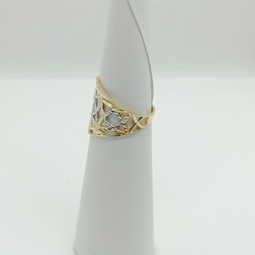 ANILLOS CON ESTRELLA CELTA 14K TALLA 6.5 2.2 GR (NUEVO)