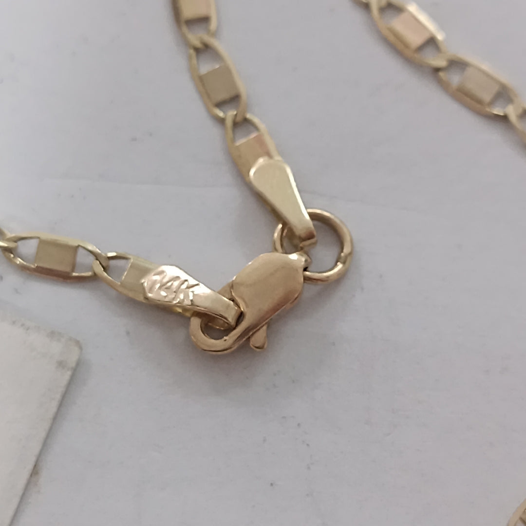 CADENA ESPEJO 14K 60 CM 5.5 GR (NUEVO)