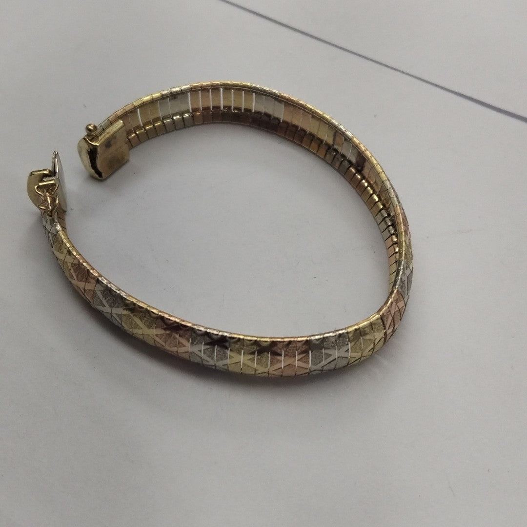 PULSERA ORO,ORO COMBINADO 14 K 19,70 GRMS (SEMINUEVO)
