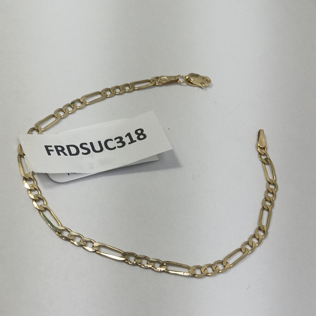 PULSERA TEJIDO 3X1 14K 18 CM 2.6 GR (NUEVO)