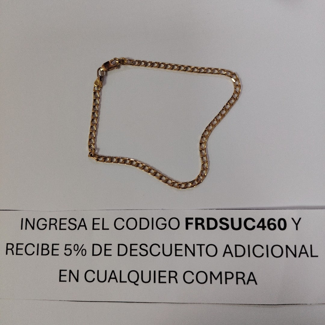PULSERA ORO 18 K 4.9 GRMS (SEMINUEVO)
