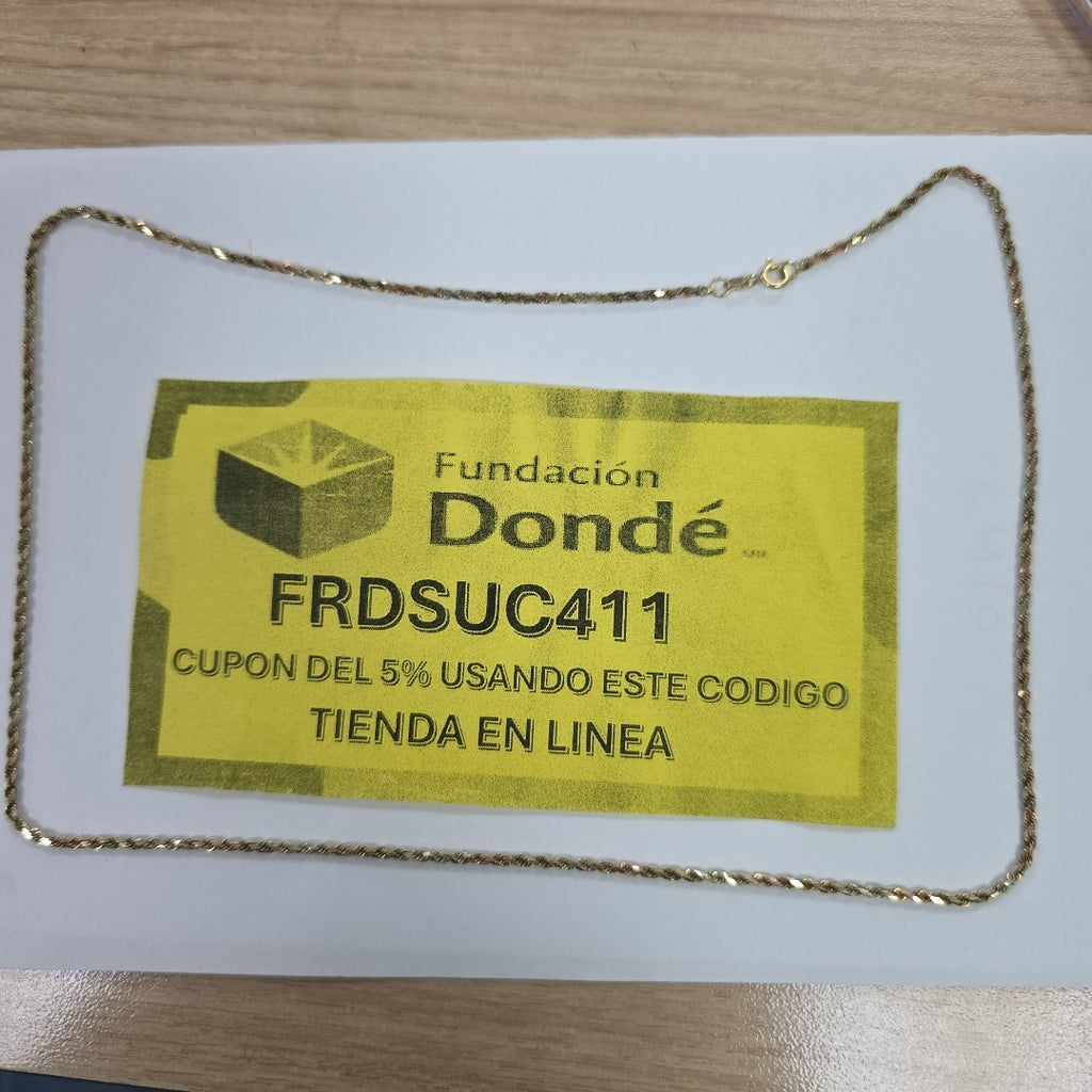 CADENA ORO 14 K 8.5 GRMS (SEMINUEVO)