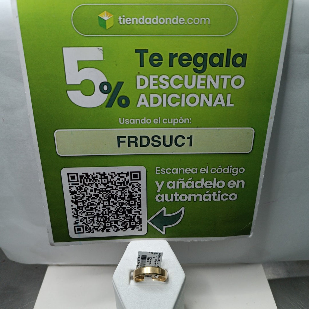 ARGOLLA ORO 14 K 2.9 GRMS (SEMINUEVO)