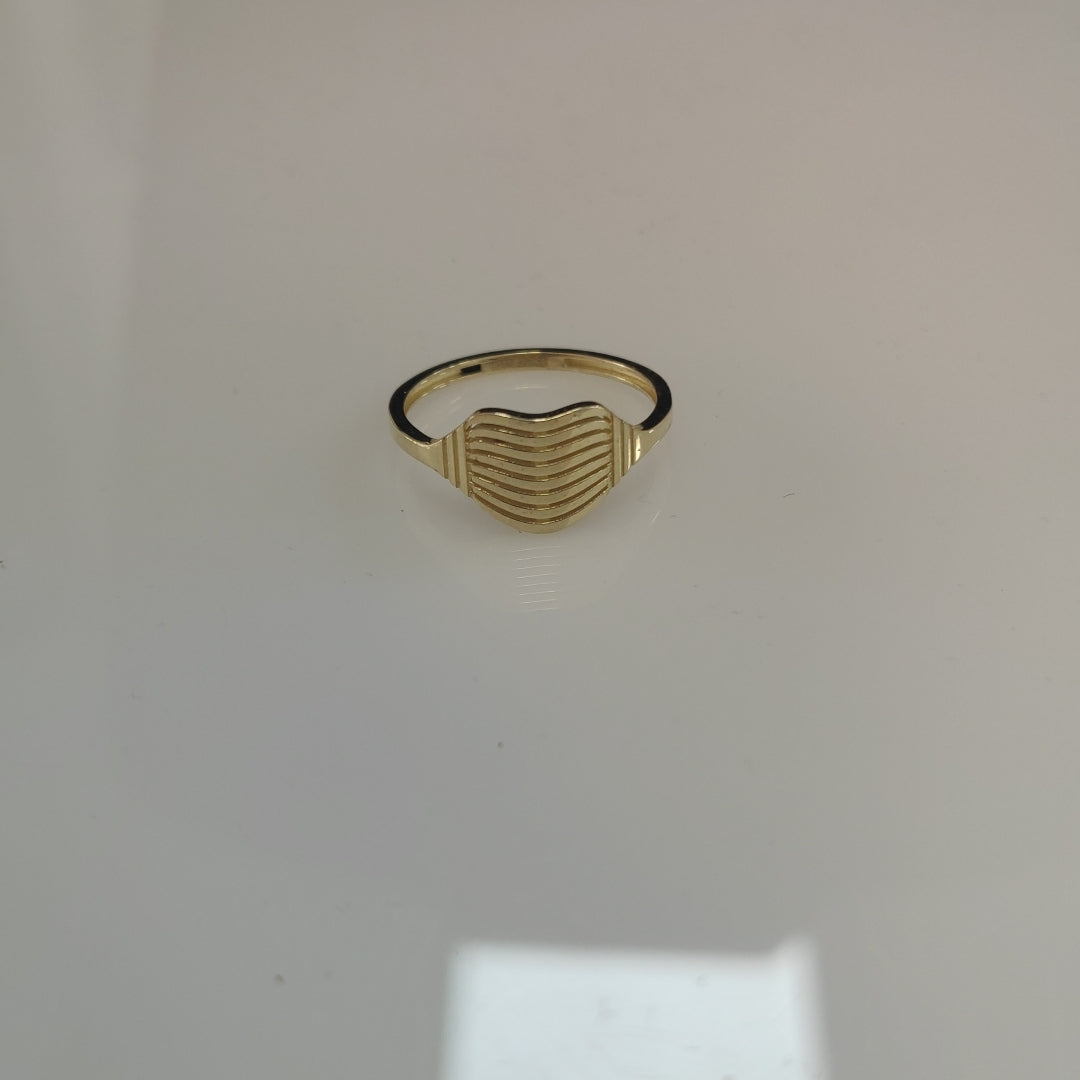 ANILLOS CORAZON 14K TALLA 7 1.7 GR (NUEVO)