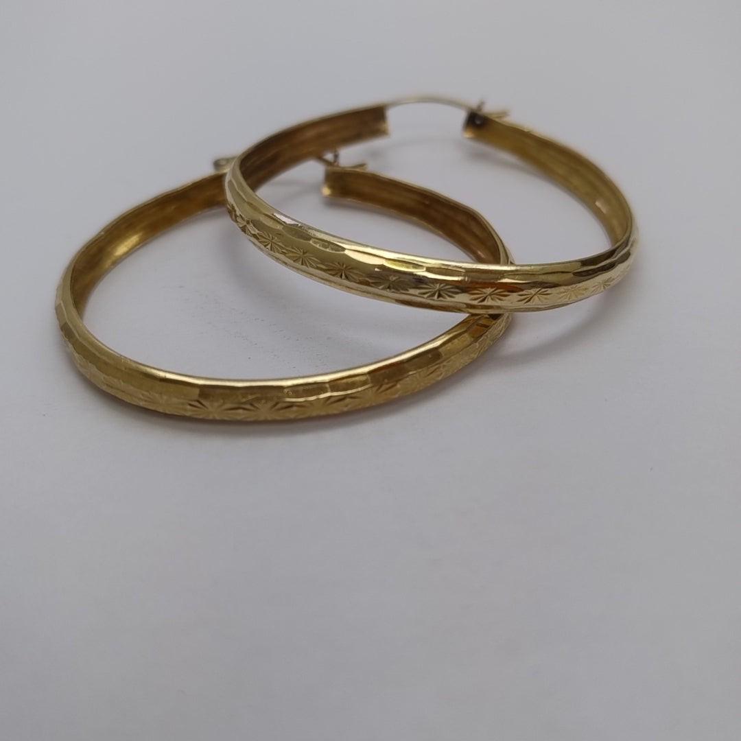 ARRACADAS PAR ORO 10 K 6.2 GRMS (SEMINUEVO)