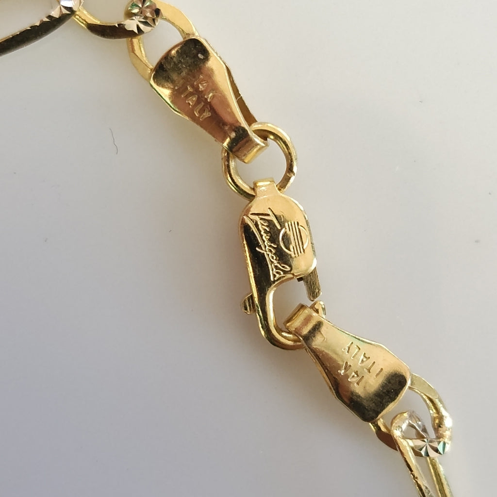 CADENA ORO, RODIADO 14 K 6.8 GRMS (SEMINUEVO)