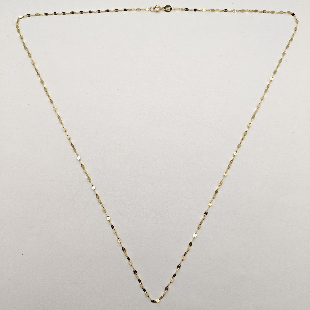 CADENA ORO 14 K 1,30 GRMS (SEMINUEVO)