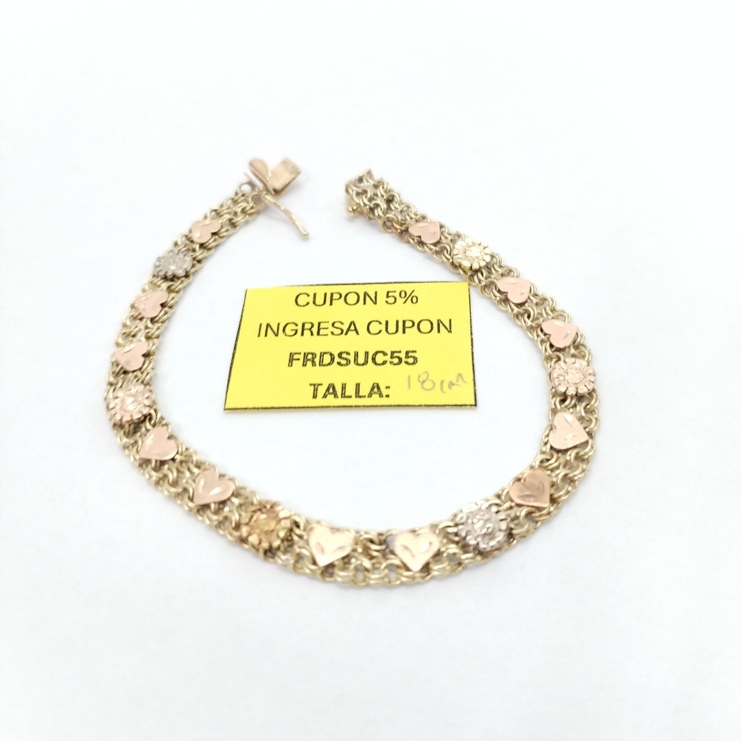 PULSERA ORO 14 K 9,70 GRMS (SEMINUEVO)