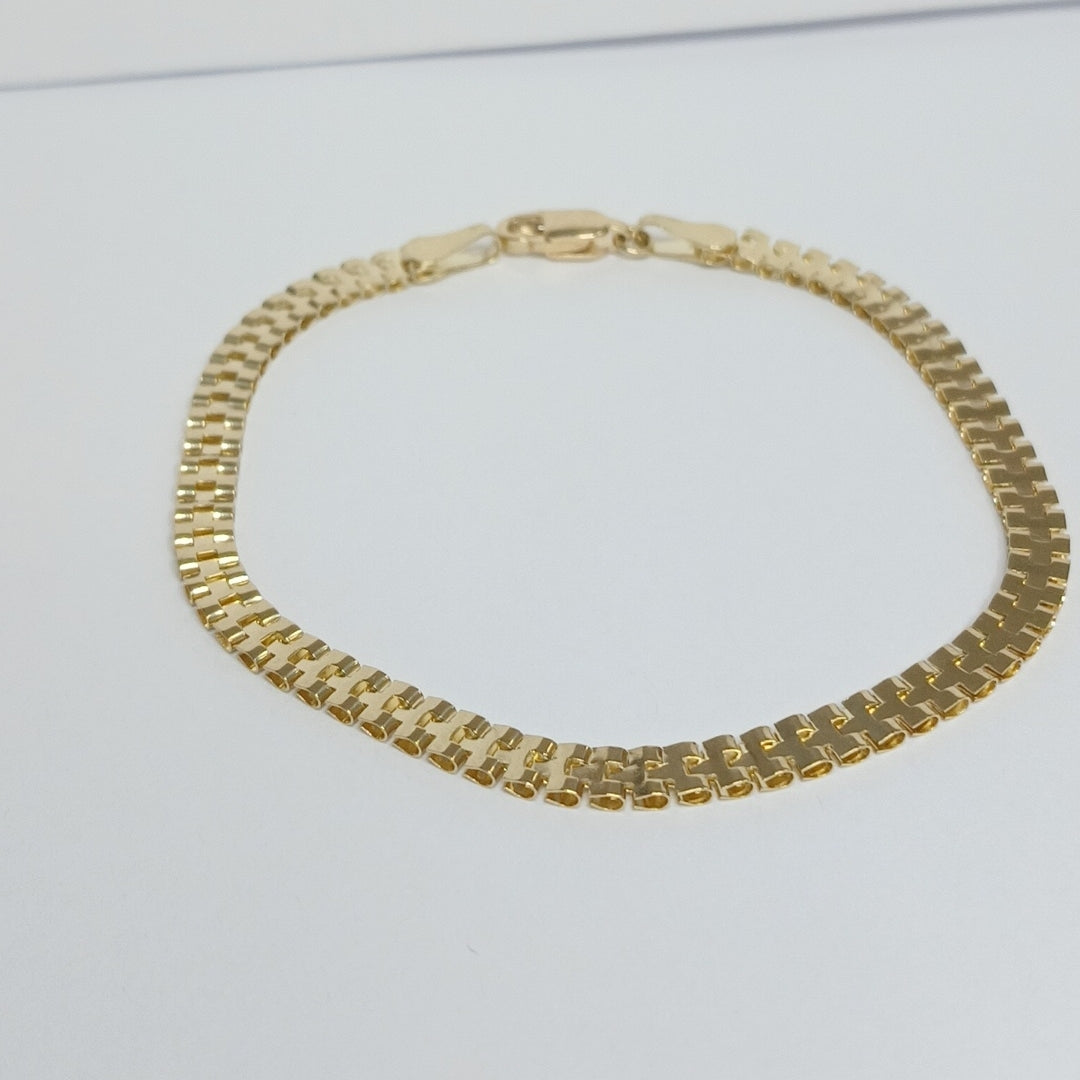 PULSERA ESPECIAL 14K 18 CM 4 GR (NUEVO)