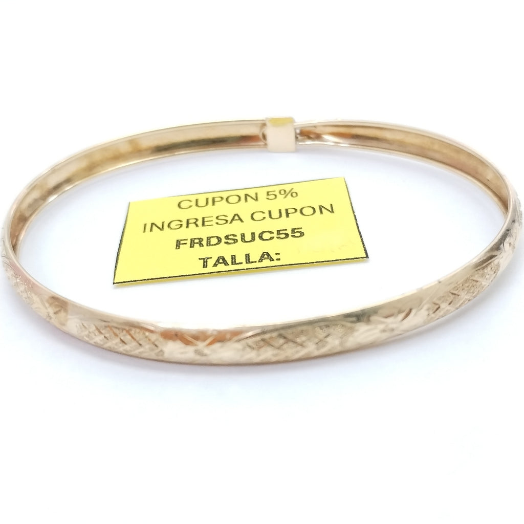 PULSERA RIGIDA ORO 14 K 4,80 GRMS (SEMINUEVO)