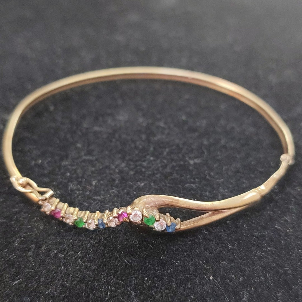 PULSERA RIGIDA ORO 10 K 5,20 GRMS (SEMINUEVO)