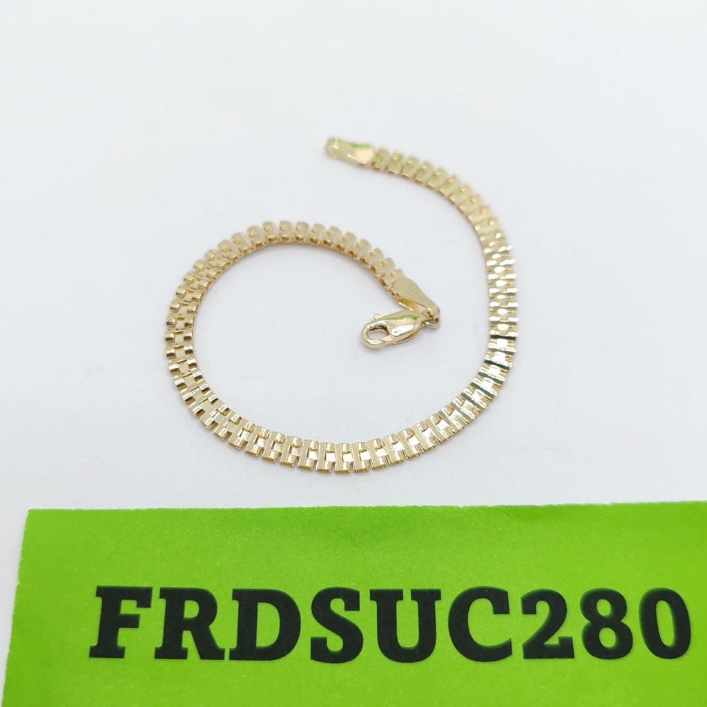 PULSERA ESPECIAL 14K 18 CM 4.2 GR (NUEVO)