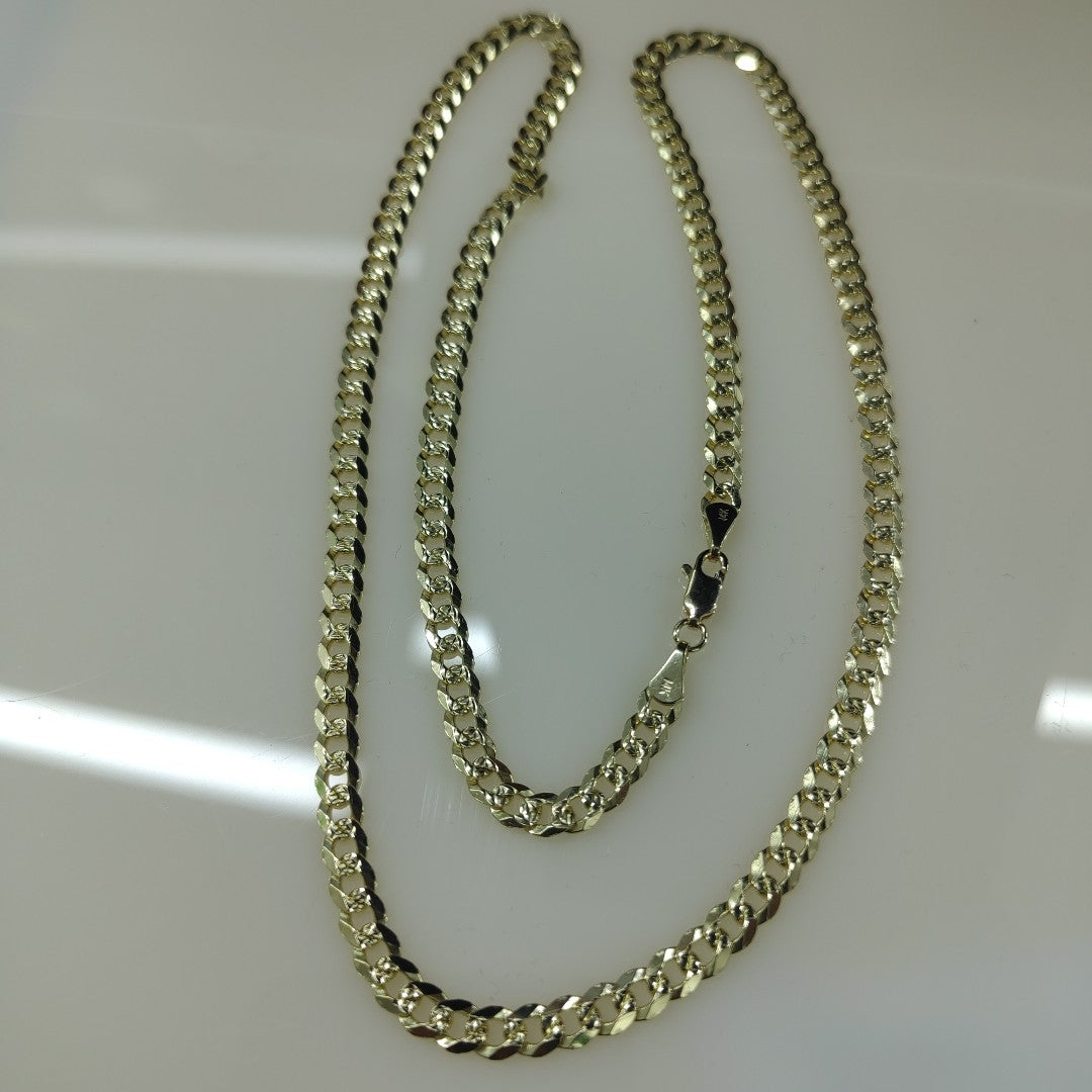 CADENA BARBADA 14K 60 CM 21.3 GR (NUEVO)
