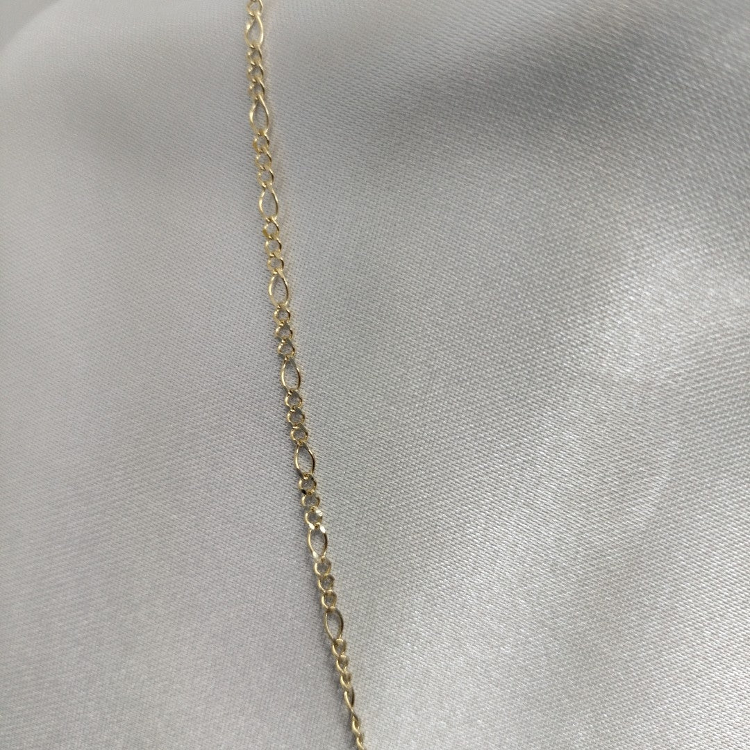 CADENA GARGANTILLA 3X1 CON ESFERAS COMBINADAS 14K 45 CM 3.1 GR (NUEVO)