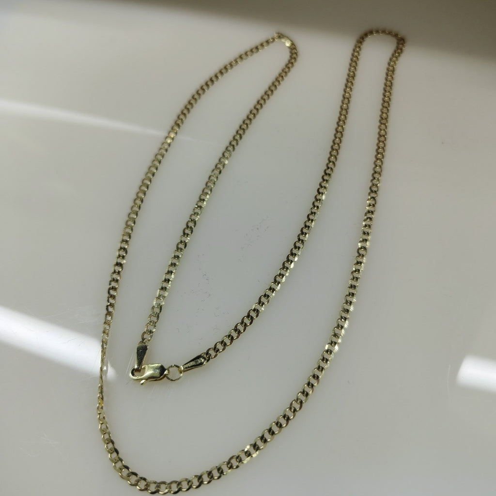 CADENA BARBADA 14K 55 CM 5.4 GR (NUEVO)
