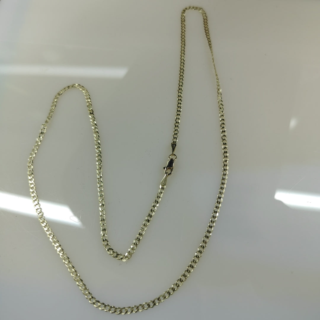 CADENA BARBADA 14K 55 CM 5 GR (NUEVO)