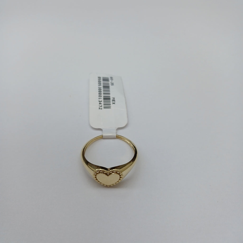 ANILLOS ANILLITO FIG CORAZON 10K TALLA 7 1.6 GR (NUEVO)