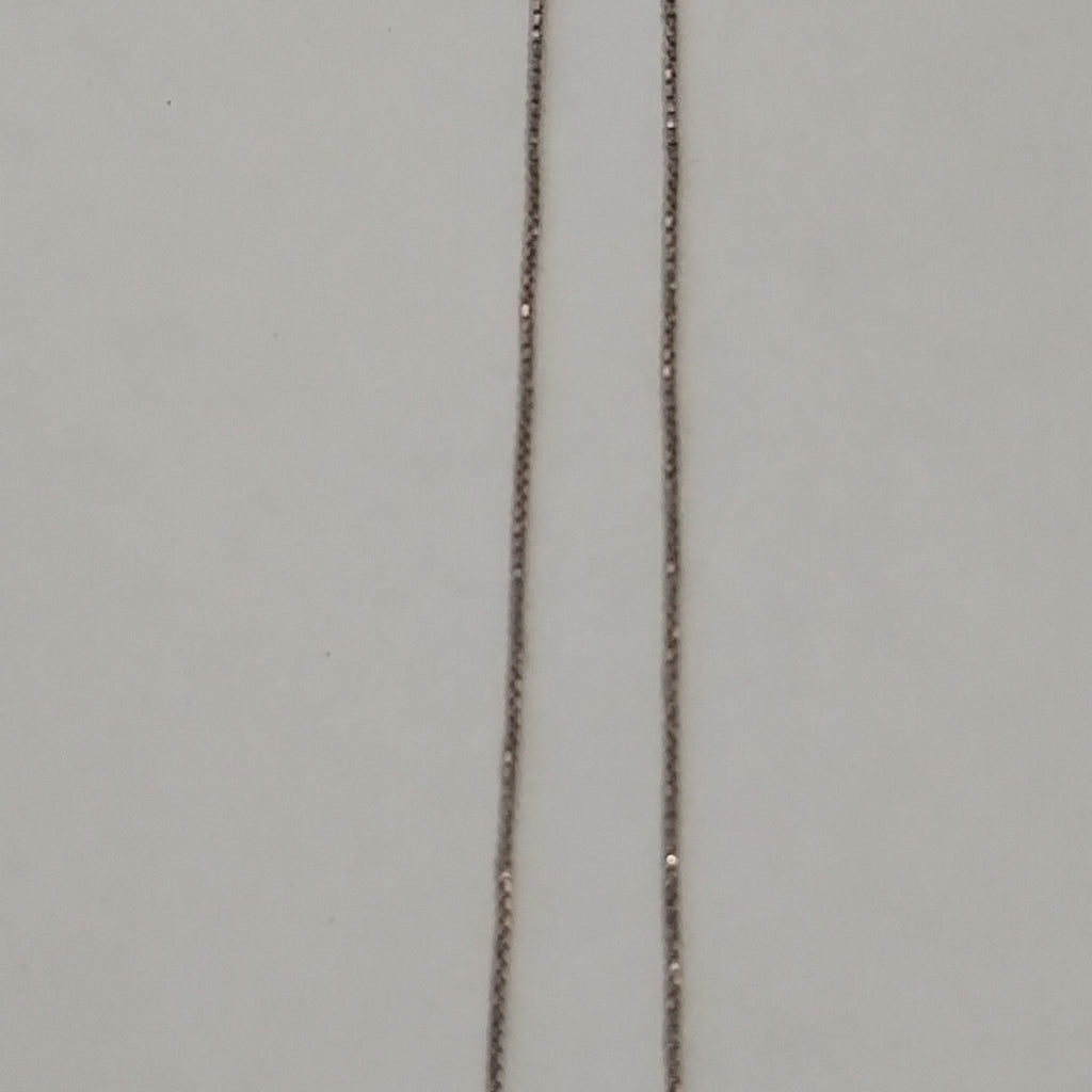 CADENA ORO BLANCO 10 K 0.8 GRMS (SEMINUEVO)