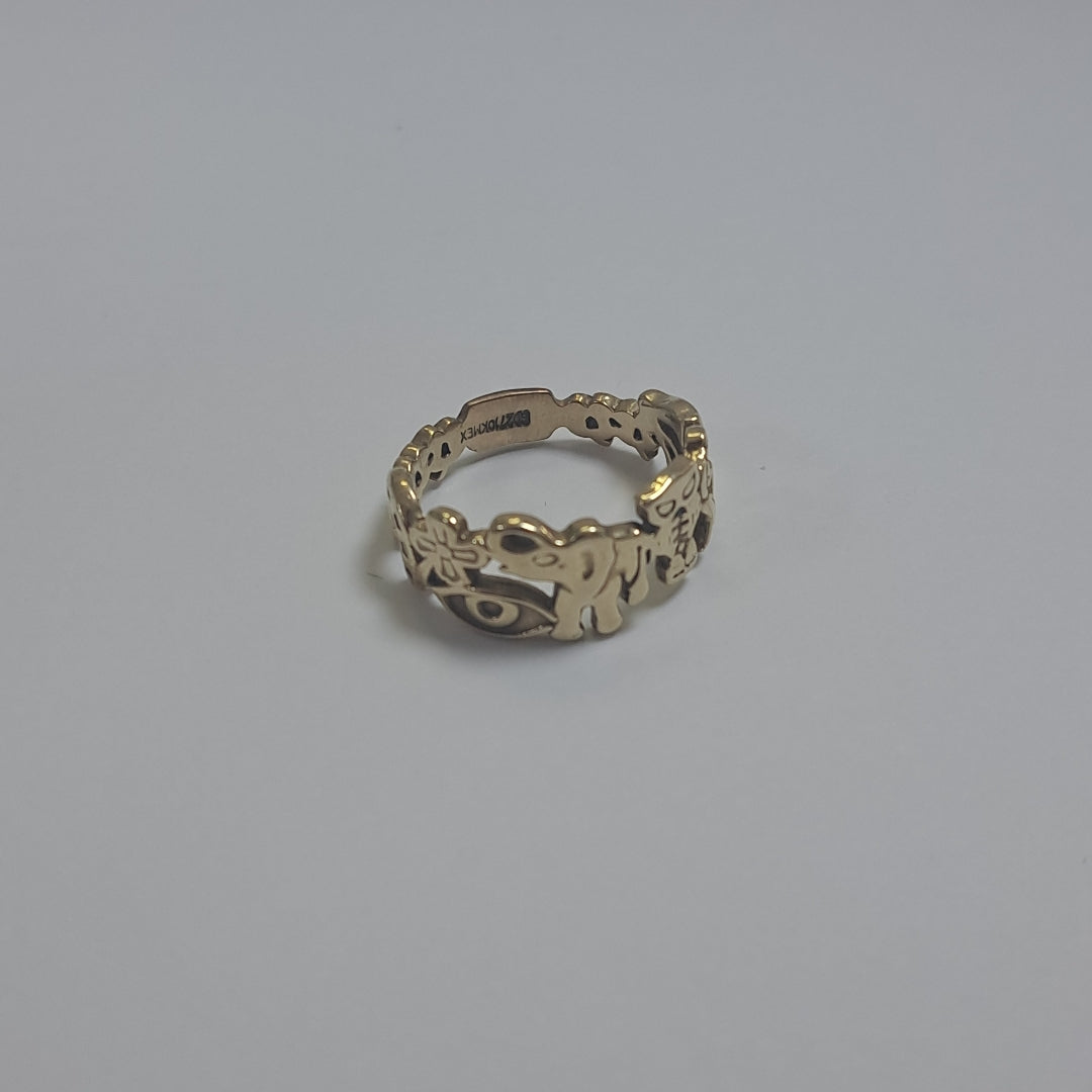 ANILLO ORO 10 K 4.1 GRMS (SEMINUEVO)