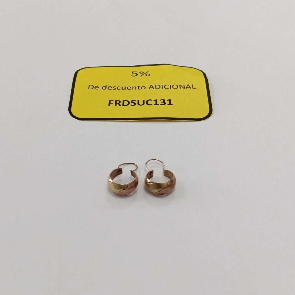 ARETES PAR ORO 10 K 1 GRMS (SEMINUEVO)
