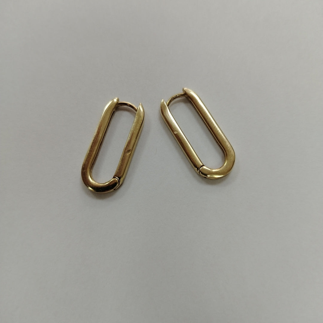 ARRACADAS PAR ORO 14 K 3,30 GRMS (SEMINUEVO)