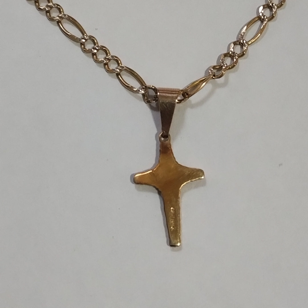 CADENA, CRUZ ORO 14 K 10.3 GRMS (SEMINUEVO)