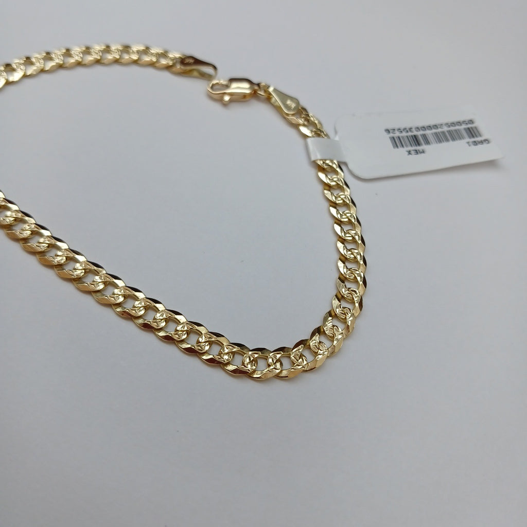PULSERA BARBADA 14K 21 CM 7.5 GR (NUEVO)