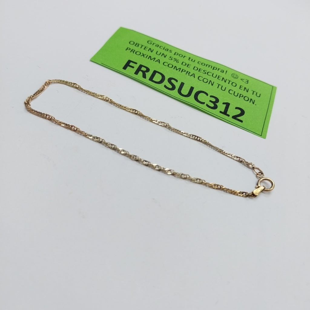 PULSERA ORO 10 K 0.8 GRMS (SEMINUEVO)