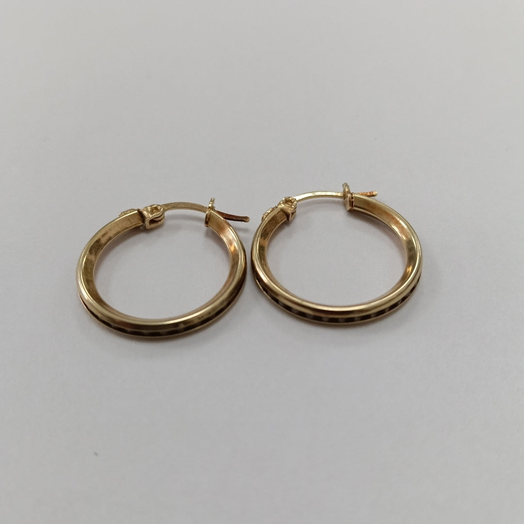 ARRACADAS PAR ORO 10 K 1,80 GRMS (SEMINUEVO)