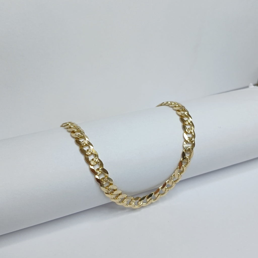 PULSERA BARBADA 14K 21 CM 7.5 GR (NUEVO)