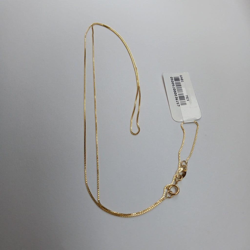 CADENA VENECIANO 14K 55 CM 1.7 GR (NUEVO)