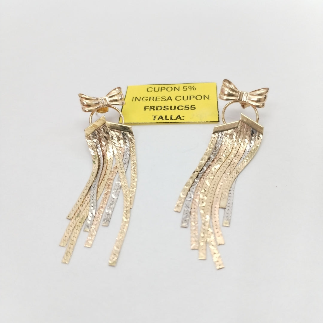 ARETES PAR ORO 14 K 6,20 GRMS (SEMINUEVO)