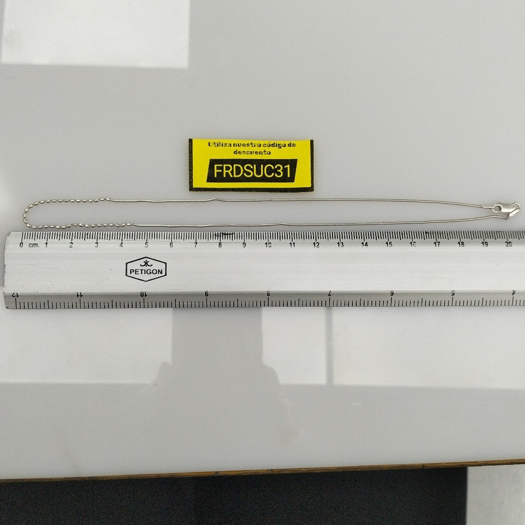 GARGANTILLA PLATA 3,60 GRMS (SEMINUEVO)