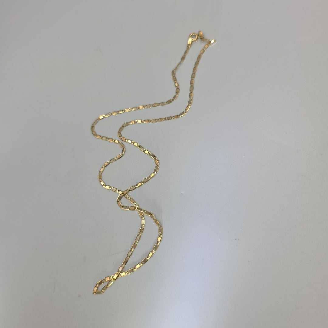 CADENA ORO, ORO COMBINADO 14 K 2.8 GRMS (SEMINUEVO)
