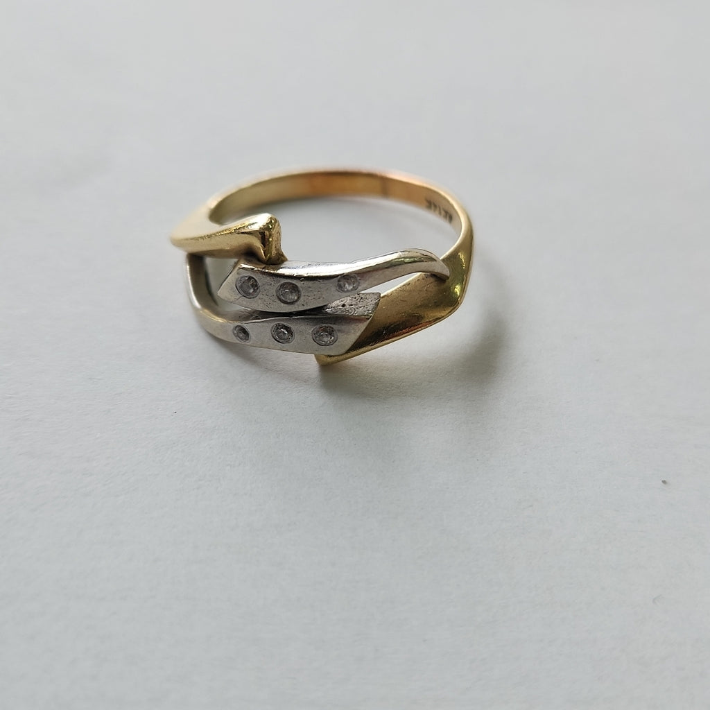 ANILLITO ORO,ORO COMBINADO 14 K 3,80 GRMS (SEMINUEVO)