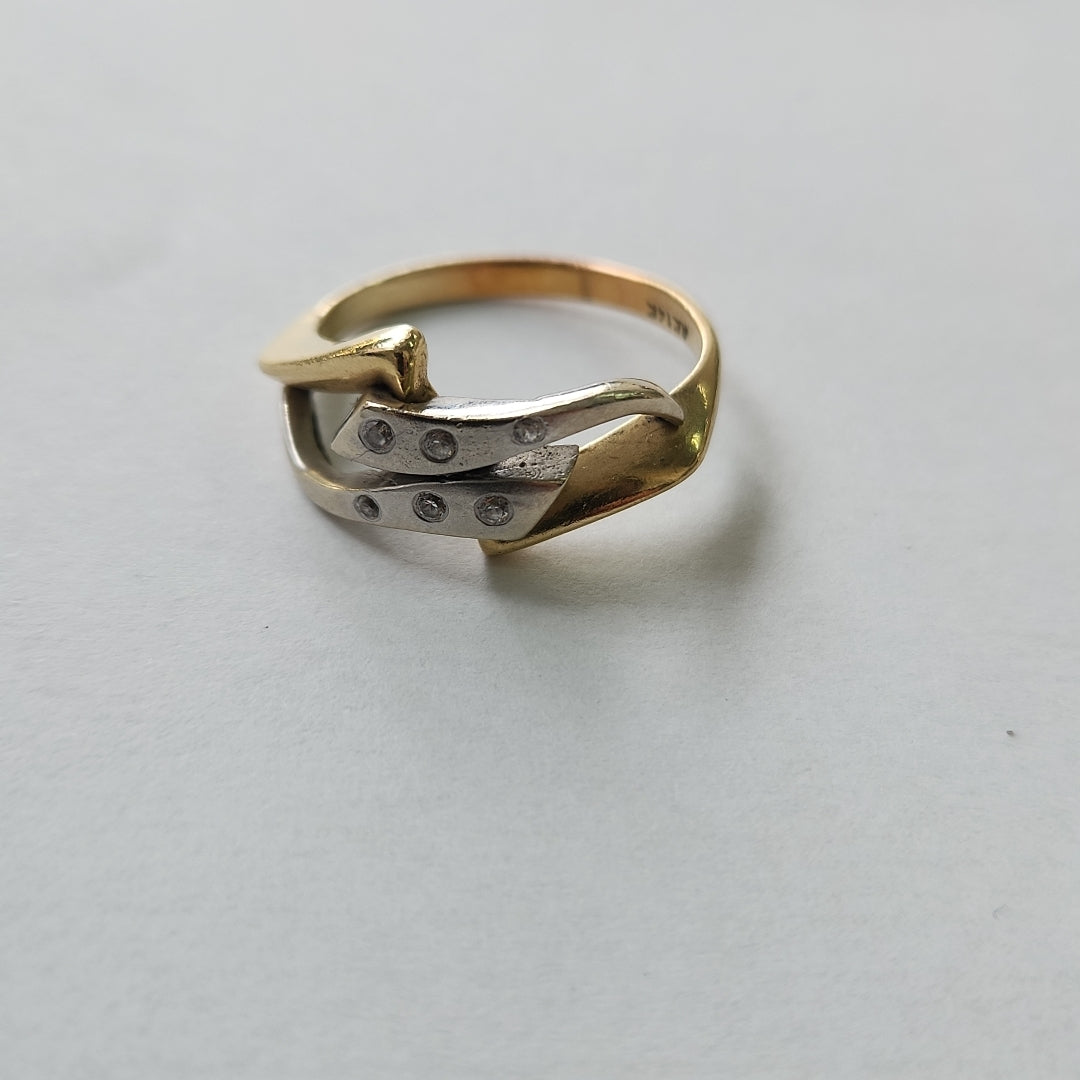 ANILLITO ORO,ORO COMBINADO 14 K 3,80 GRMS (SEMINUEVO)