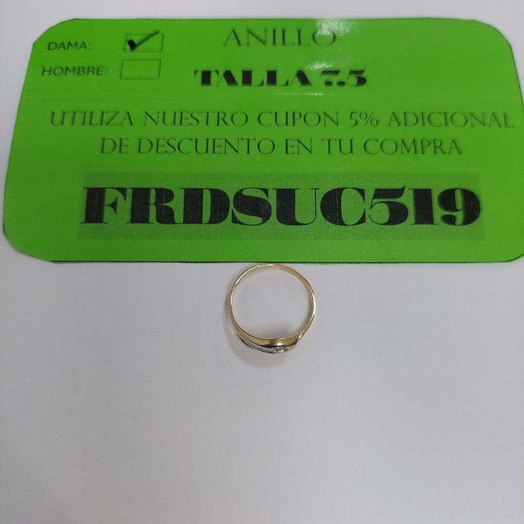 ANILLO ORO 14 K 1,90 GRMS (SEMINUEVO)