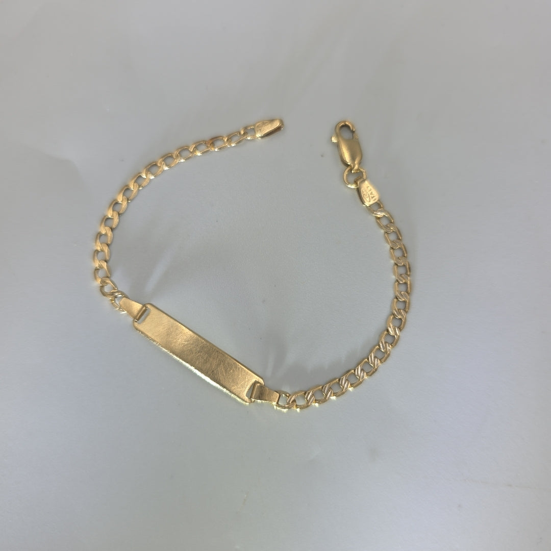 ESCLAVA ORO, RODIADO 10 K 2.4 GRMS (SEMINUEVO)