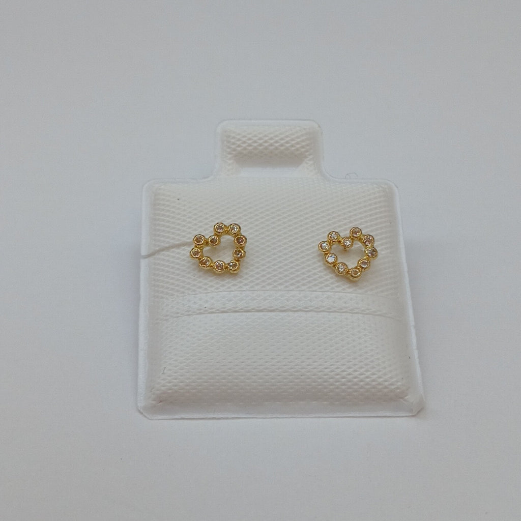 BROQUELES BROQUEL FIG CORAZON 14K 0.23 GR (NUEVO)