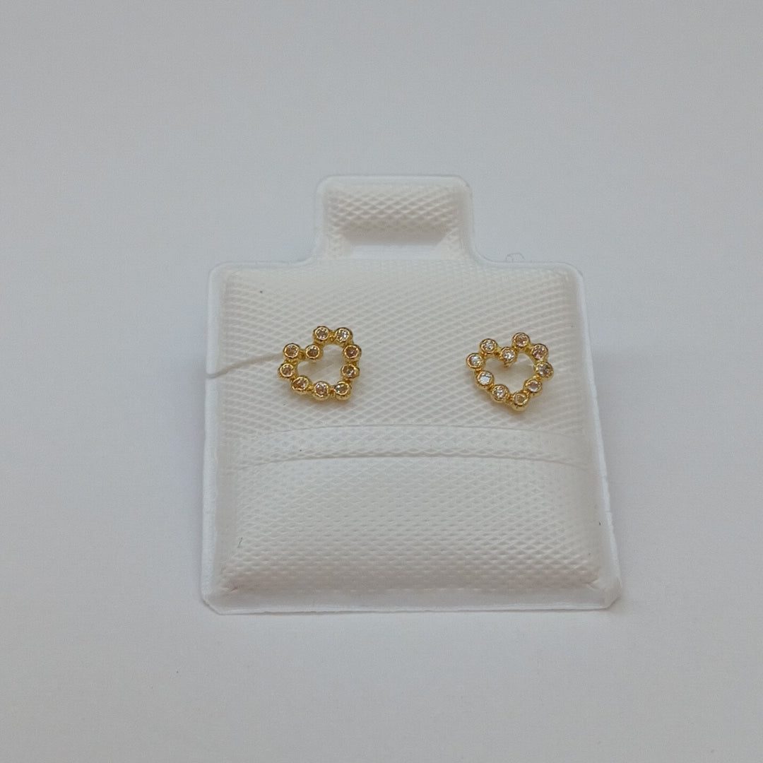 BROQUELES BROQUEL FIG CORAZON 14K 0.23 GR (NUEVO)