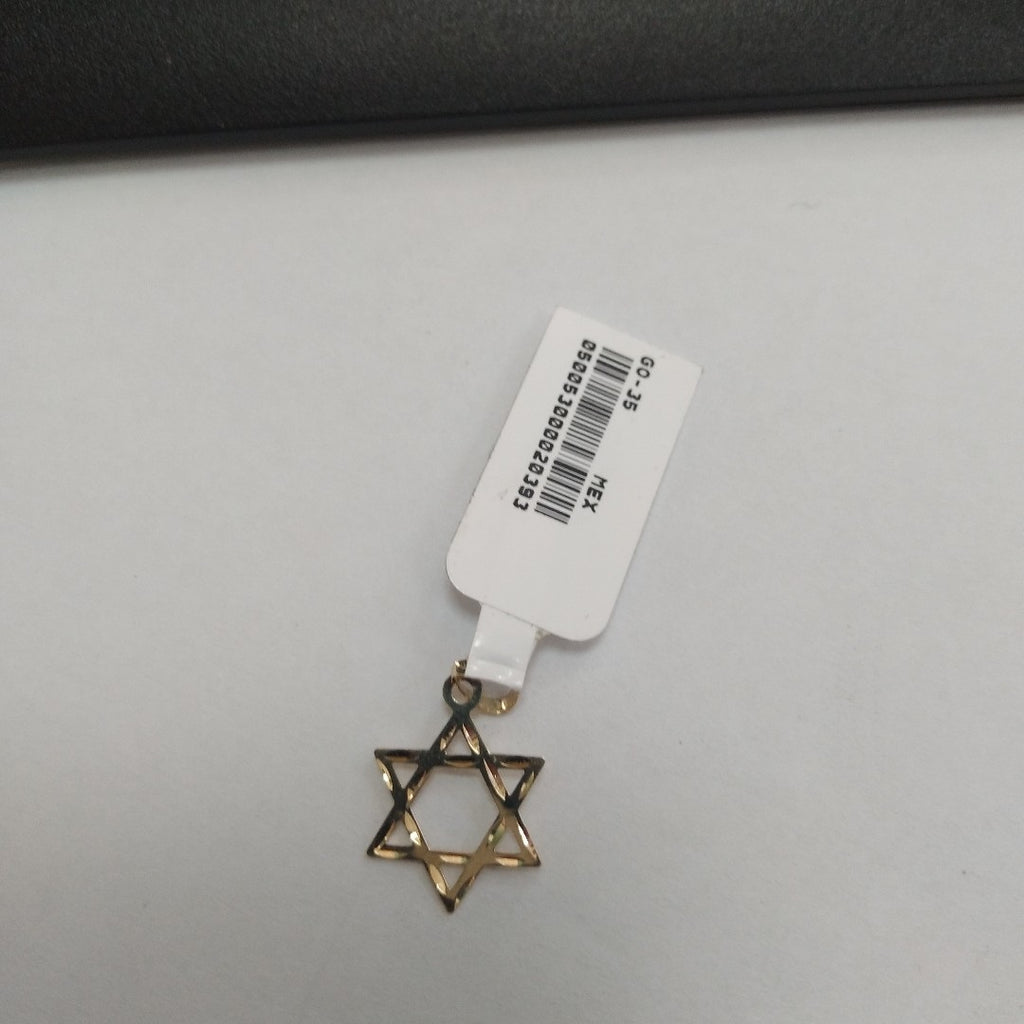 DIJE TEJIDO ESTRELLA DE DAVID 14K 0.5 GR (NUEVO)