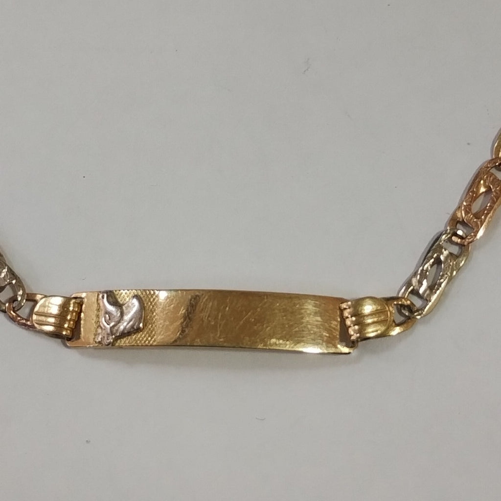 ESCLAVA ORO COMBINADO 14 K 6,30 GRMS (SEMINUEVO)