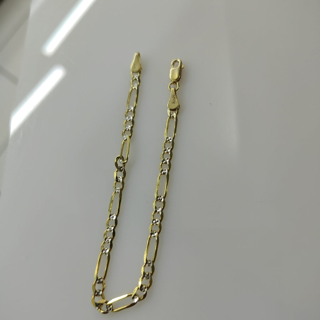 PULSERA 3X1 14K 18 CM 4 GR (NUEVO)