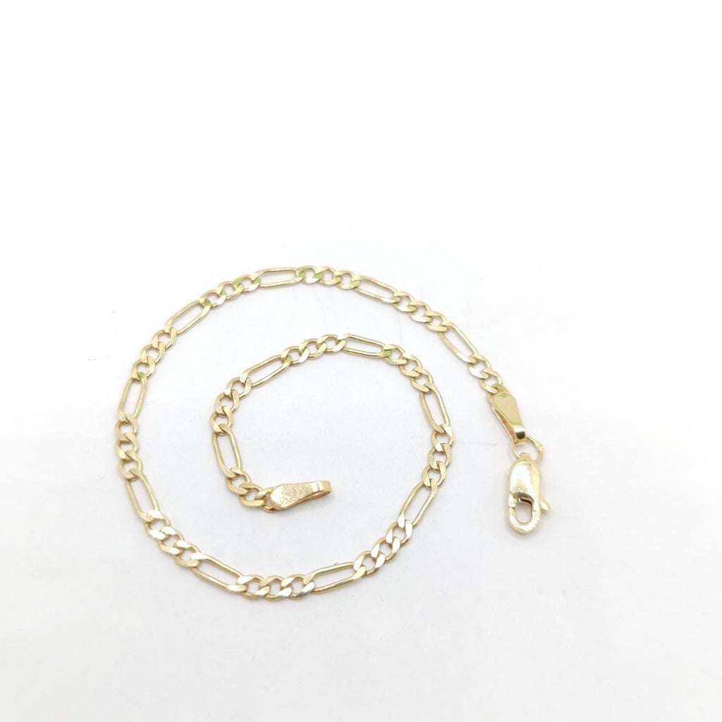 PULSERA TEJIDO 3X1 14K 18 CM 2 GR (NUEVO)