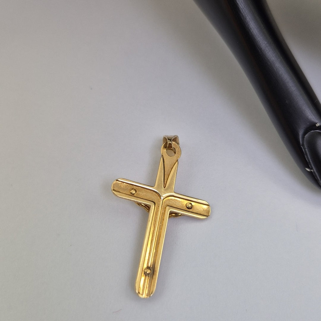 CRUCIFIJO ORO 14 K 3.5 GRMS (SEMINUEVO)
