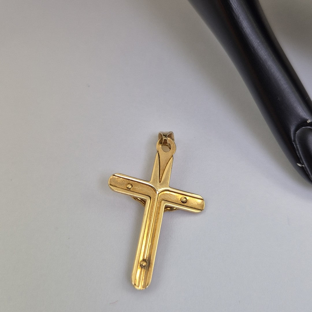 CRUCIFIJO ORO 14 K 3.5 GRMS (SEMINUEVO)