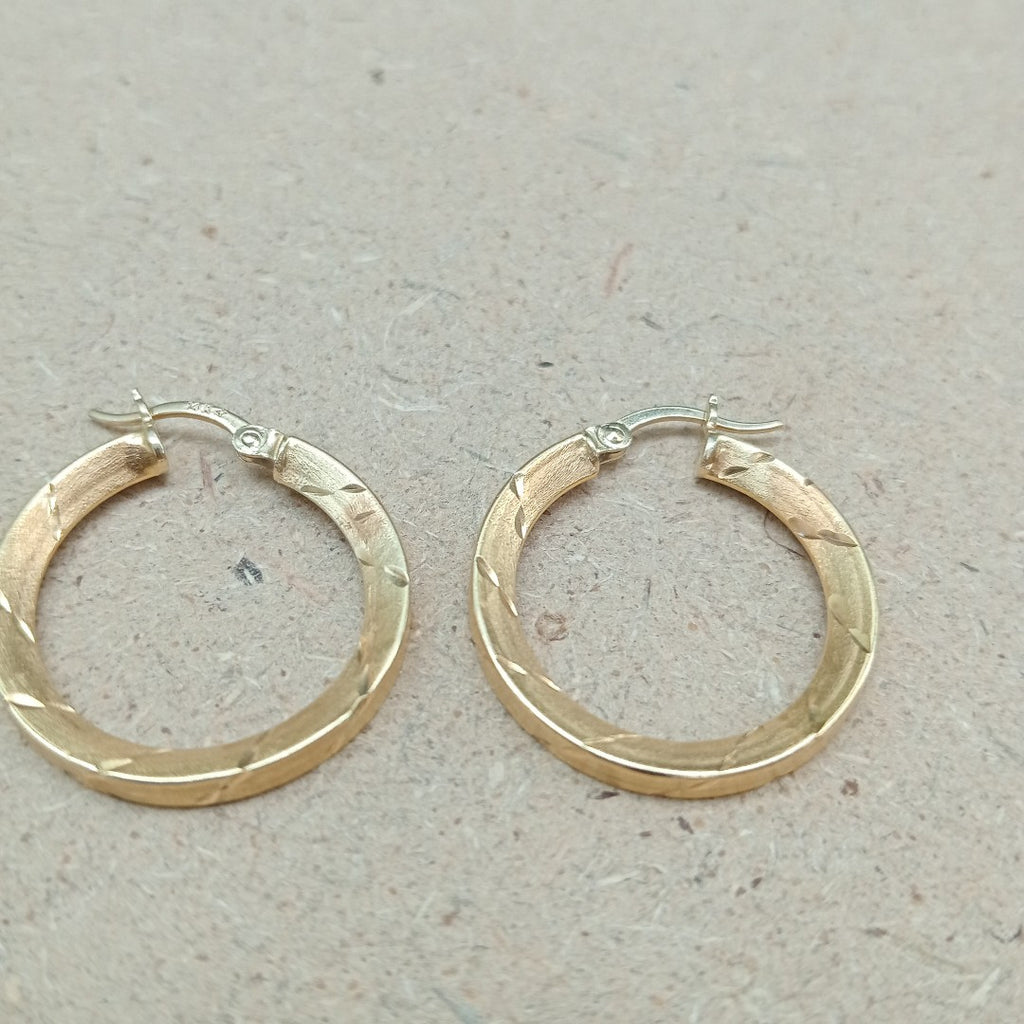 ARRACADAS PAR ORO 14 K 2.8 GRMS (SEMINUEVO)